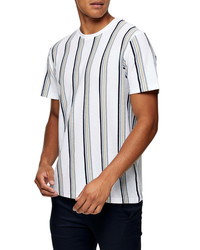 Topman Luke Stripe Pique T Shirt