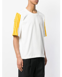 Dima Leu Stripe Sleeve T Shirt
