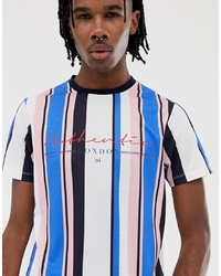 ASOS DESIGN Vertical Striped T Shirt