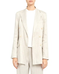 Theory Double Breasted Stripe Jacket