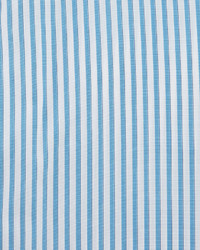 Ermenegildo Zegna Bengal Stripe Woven Dress Shirt Open White Pattern