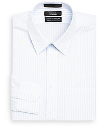 Saks Fifth Avenue BLACK Classic Fit Stripe Dress Shirt