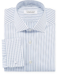 Collection Collection By Michl Strahan Cotton Stretch Dress Shirt With French Cuffs