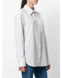 Sonia Rykiel Contrast Sleeve Striped Shirt