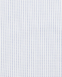 Ermenegildo Zegna Dotted Stripe Woven French Cuff Dress Shirt Whitenavy