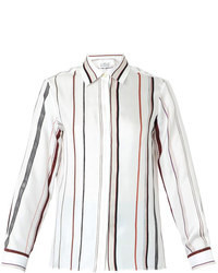 Maison Margiela Striped Silk Shirt