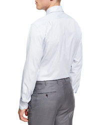 Ermenegildo Zegna Micro Stripe Cotton Dress Shirt