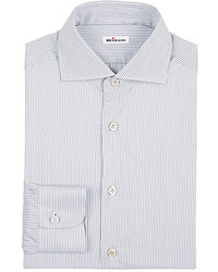 Kiton Shadow Stripe Cotton Shirt