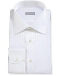 Stefano Ricci Dash Stripe Tuxedo Shirt White | Where to buy & how to wear