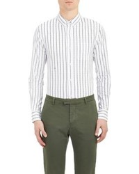 Band Of Outsiders Stripe Oxford Cloth Shirt