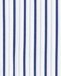 English Laundry Striped Cotton Dress Shirt Bluewhitegray