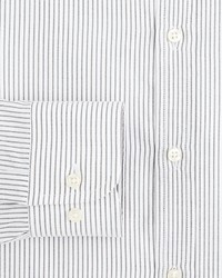 Armani Collezioni Textured Stripe Dress Shirt Regular Fit