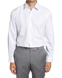 Nordstrom Traditional Fit Stripe Non Iron Dress Shirt