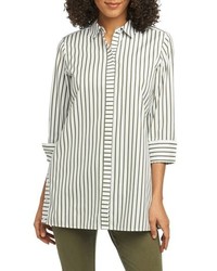 Foxcroft Wanda Stripe Tunic Shirt