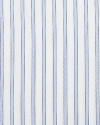 Ermenegildo Zegna Wide Striped Woven Dress Shirt Open White Pattern