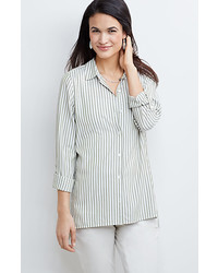 J. Jill Yarn Dyed Striped Rayon Shirt