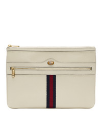Gucci White Ophidia Pouch
