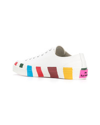 Ps By Paul Smith Low Top Striped Sole Sneakers
