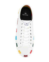Ps By Paul Smith Low Top Striped Sole Sneakers