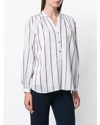 Diega Striped Button Up Blouse