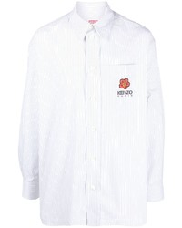 Kenzo Boke Flower Pinstriped Shirt