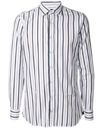 Lardini Contrast Striped Shirt