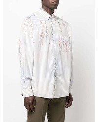 Marni Decorative Stitching Long Sleeve Shirt