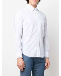 Canali Long Sleeve Poplin Shirt