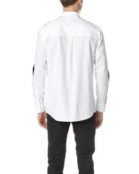 Ami Long Sleeve Shirt With Trim