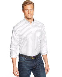 Club Room Long Sleeve Striped Oxford Shirt