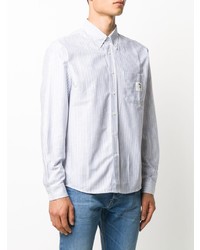 Diesel Long Sleeve Striped Print Shirt