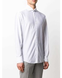 Brunello Cucinelli Long Sleeved Striped Shirt