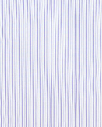 Giorgio Armani Mini Stripe Cotton Dress Shirt Lavenderwhite