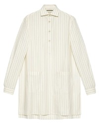 Gucci Oversize Striped Cotton Shirt