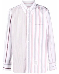 Thom Browne Panelled Striped Shirt