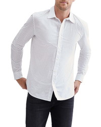 7 For All Mankind Pinstripe Button Up Shirt