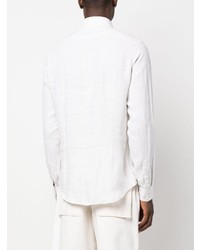 Calvin Klein Pinstripe Linen Shirt