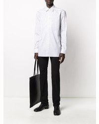 Maison Margiela Pinstriped Fitted Shirt