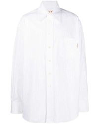 Marni Point Collar Pinstripe Shirt