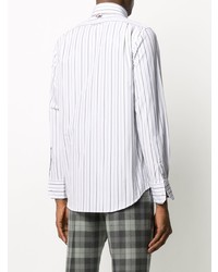 Thom Browne Poplin Striped Buttoned Shirt