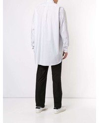 Stella McCartney Ruby Embroidered Pinstriped Shirt