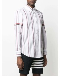 Thom Browne Rwb Stripe Buttoned Shirt
