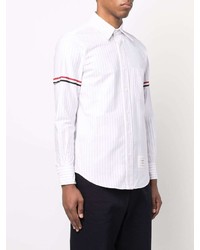 Thom Browne Rwb Stripe Oxford Shirt