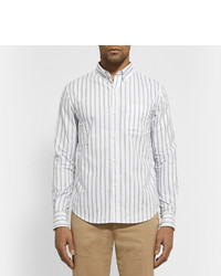 Band Of Outsiders Sketched Stripe Cotton Oxford Shirt