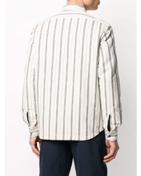 Aspesi Snap Fastened Striped Shirt