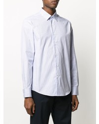Lanvin Spread Collar Striped Shirt