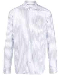 Brunello Cucinelli Spread Collar Striped Shirt