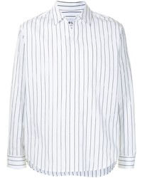 Solid Homme Stripe Pattern Buttoned Shirt