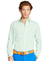 Polo Ralph Lauren Stripe Poplin Long Sleeve Shirt