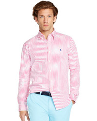 Polo Ralph Lauren Stripe Poplin Long Sleeve Shirt